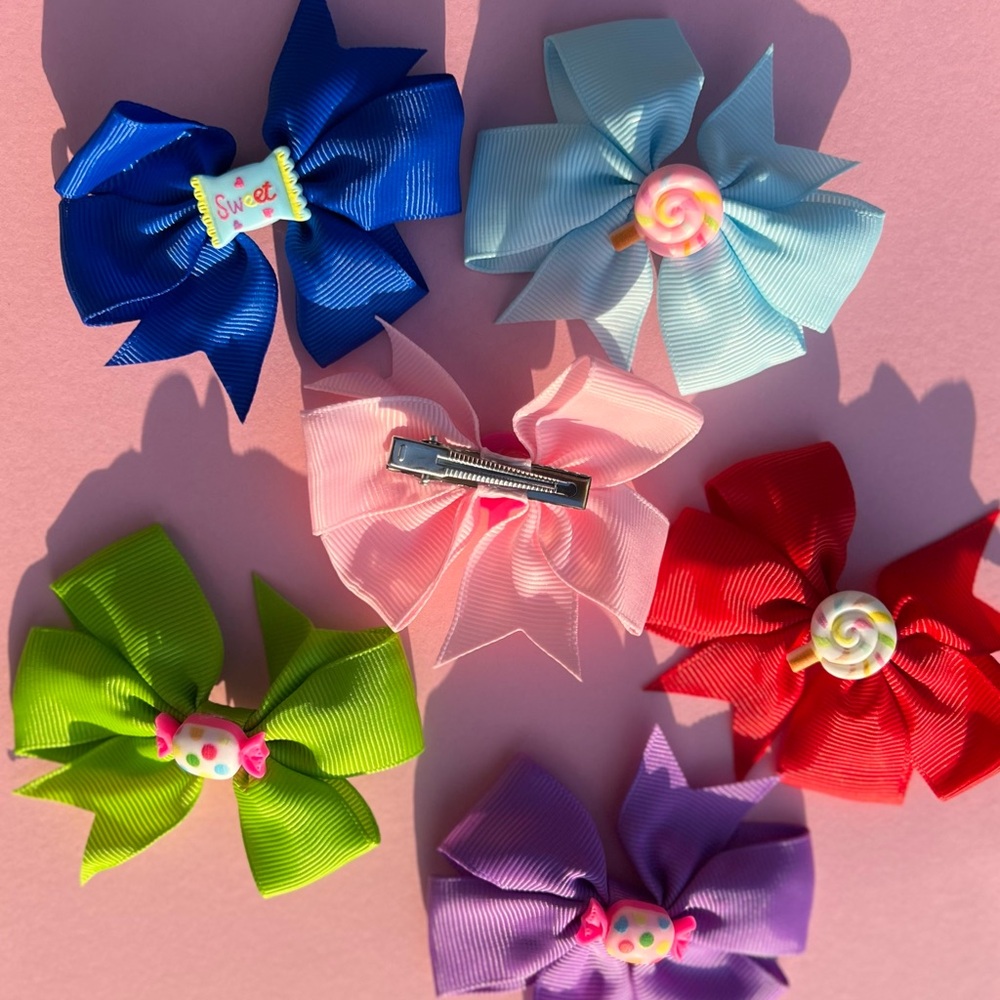 Small Hair Bows for Kids - Candy Hair Bows - Mix & Match Hair Bows - Picture 14 of 14